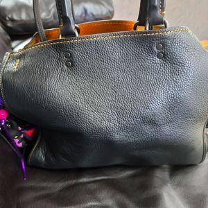 Black COACH Rogue 39 pebble